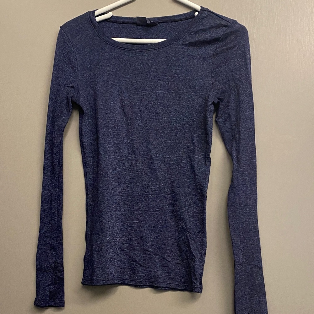 Michael Stars Midnight Blue Long Sleeve Tee